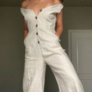 Reformation Linen Jumpsuit